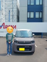 ワゴンＲスマイルの納車おめでとうございます